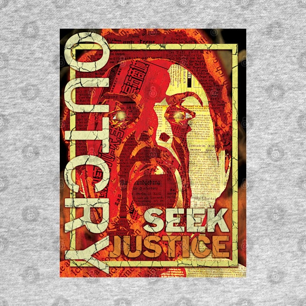 OUT CRY SEEK JUSTICE by ARTIZIT